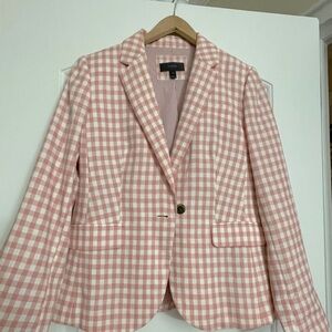 jCrew gingham jacket